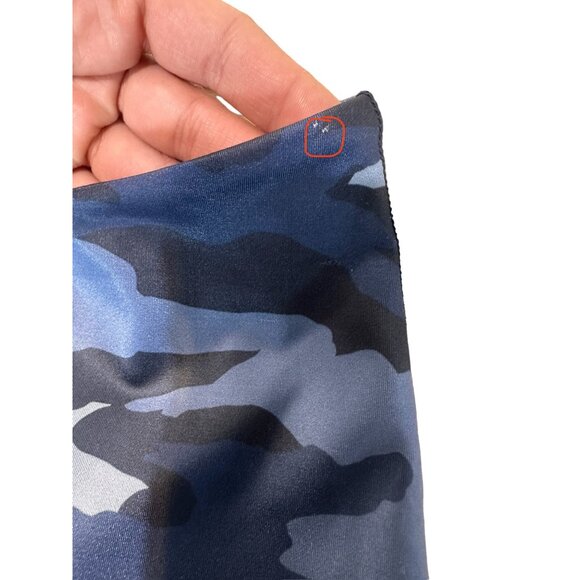 Beyond Yoga Camo Leggings Womens Medium Blue High Rise Skinny Workout Gym yoga - Picture 16 of 16